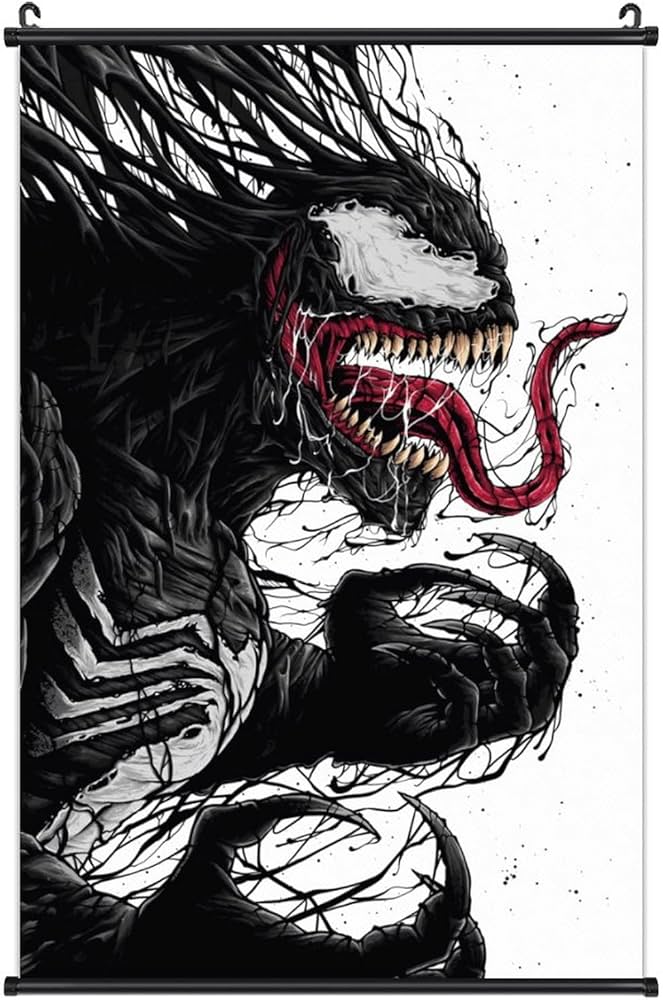 Amazon.co.jp: 掛ける絵 Venom ヴェノム タペストリー ポスター 巻物
